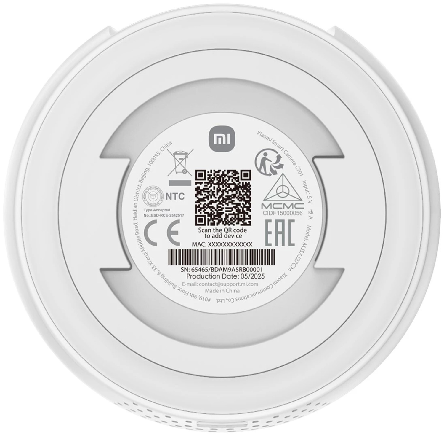 IP камера Xiaomi Smart Camera C701 BHR07X7EU